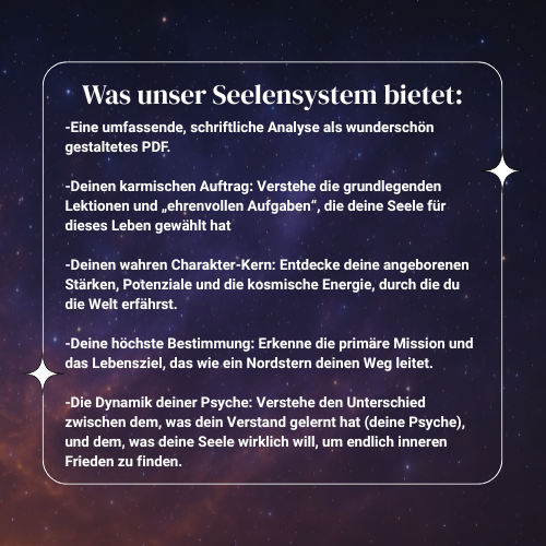 Seelensystem Analyse - Deutsch